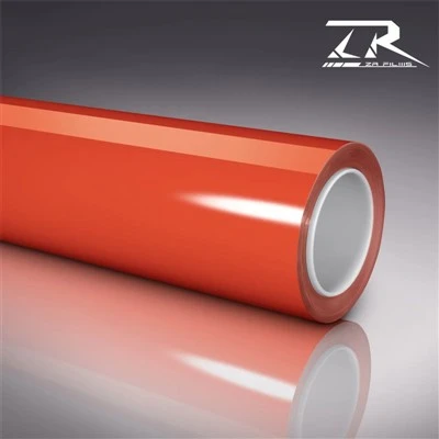 TPU Lava Orange 7.5 Mil Car Lliw Newid Wrap Ffilm